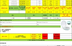亚马逊精品卖家产品开发与利润分析表-71行-3个子表