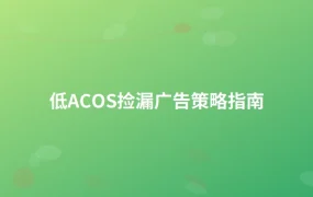低ACOS捡漏广告策略指南-1页