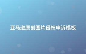亚马逊原创图片侵权申诉模板-1页