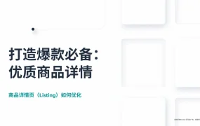 亚马逊Listing优化与爆款打造实战指南-31页