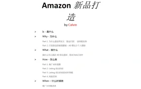 亚马逊新品打造全流程策略指南-15页