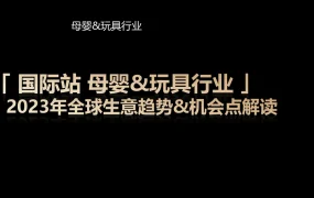 2025全球母婴及玩具行业趋势与市场策略报告-23页