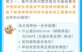政策规则｜商品质量申诉指南：预防差评&链接恢复 2025年7月25日生效