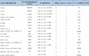 LED灯带产品调研分析汇总表-417行-11个子表