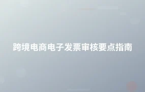 跨境电商电子发票审核要点指南-1页