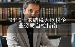 9810一般纳税人退税企业资质自检指南-2页