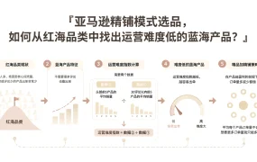 亚马逊精铺模式选品,如何从红海品类中找出运营难度低的蓝海产品?