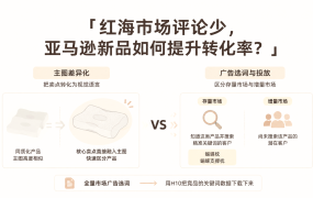 红海市场评论少，亚马逊新品如何提升转化率？