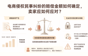 电商侵权民事纠纷的赔偿金额如何确定,卖家应如何应对?