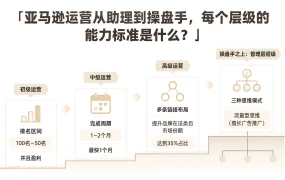 亚马逊运营从助理到操盘手,每个层级的能力标准是什么?