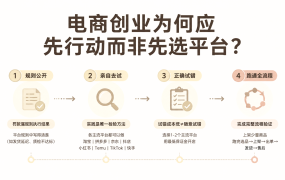 电商创业为何应先行动而非先选平台？