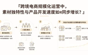 跨境电商规模化运营中,素材独特性与产品开发速度如何同步增长?