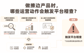 做擦边产品时，哪些运营动作会触发平台稽查？