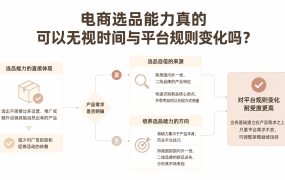 电商选品能力真的可以无视时间与平台规则变化吗？