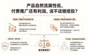 产品自然流属性低，付费推广还有利润，该不该继续投？