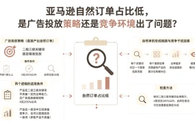 亚马逊自然订单占比低,是广告投放策略还是竞争环境出了问题?