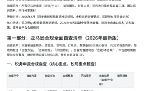 亚马逊合规自查清单+三流合一模板（完整版）-10页