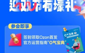 官方活动｜Ozon全球中国峰会双节促销福利来袭，广告金抽奖限时开启
