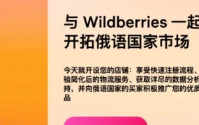 服务动态｜Wildberries入驻流程升级 中国卖家可享积分扶持