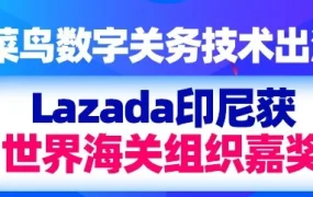 市场趋势｜菜鸟数字关务技术出海，Lazada印尼获世界海关组织嘉奖