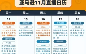 运营指导｜亚马逊11月第三周直播课聚焦新卖家入驻与旺季运营，助你提升转化与销量